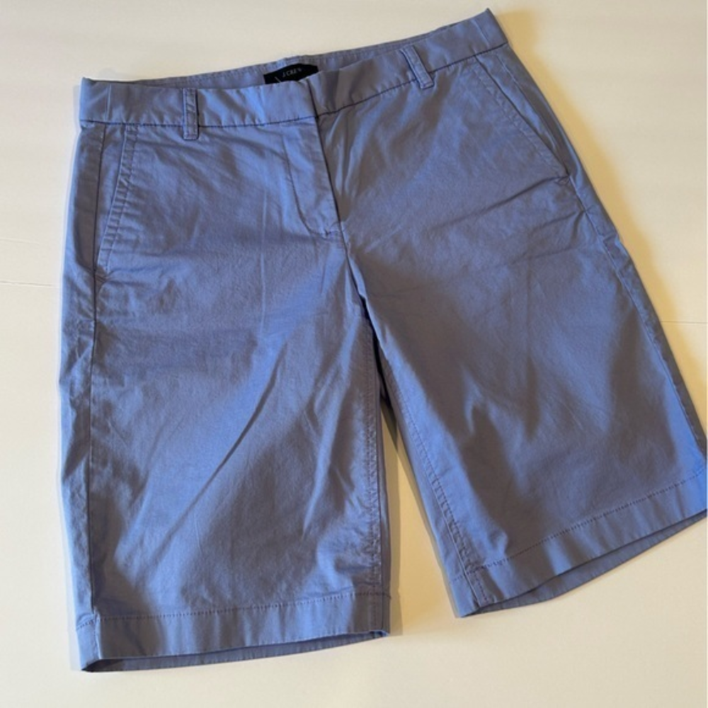 J. Crew‎ Women's Bermuda Walking Shorts Size 0 Purple NWT